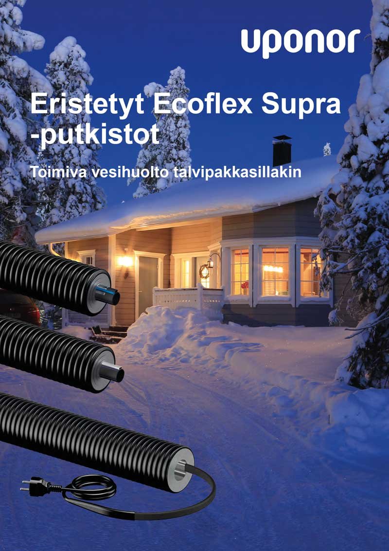 Eristetyt Ecoflex Supra -putkistot